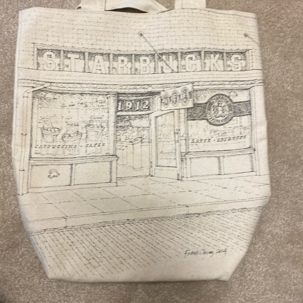 Starbucks Seattle location duffle bag